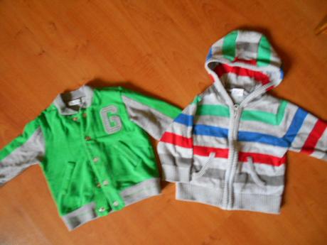 2x chlapecká mikina vel. 68, f&f,68