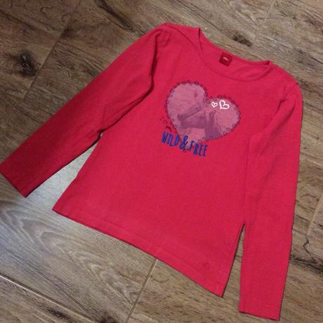 Bavlněné tričko s koníky s.oliver, s.oliver,128