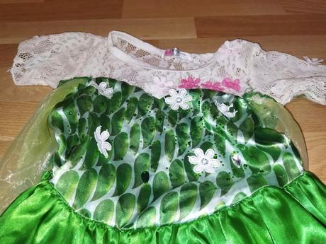 Zelený kostým ledové království elsa 146-152,