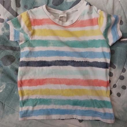 Tričko proužky, h&m,74
