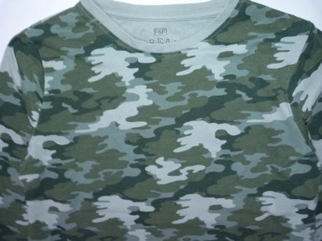 Maskáčové bavlněné tričko vel. 140, f&f,140