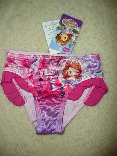 Plavky bikiny princezna sofie vel  92-98, disney,92 / 98