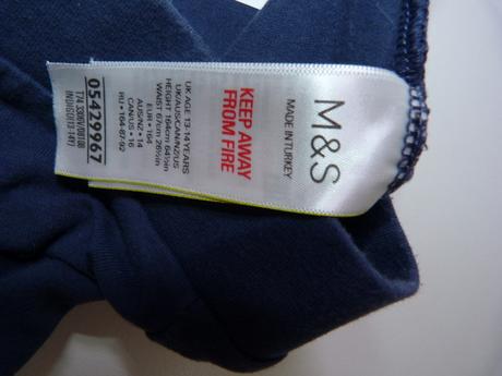 Legíny s nápisy vel. 164, marks & spencer,164