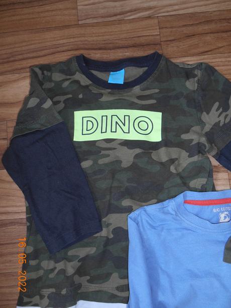 Mix triček dl rukáv - 104, h&m,104