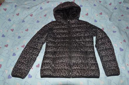 158 164 prošívaná bunda gepardí potisk, 164