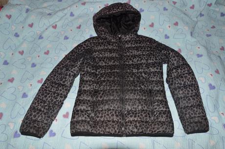 158 164 prošívaná bunda gepardí potisk, 164