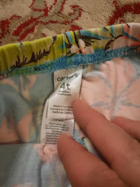 Legíny s květy, carter's,104