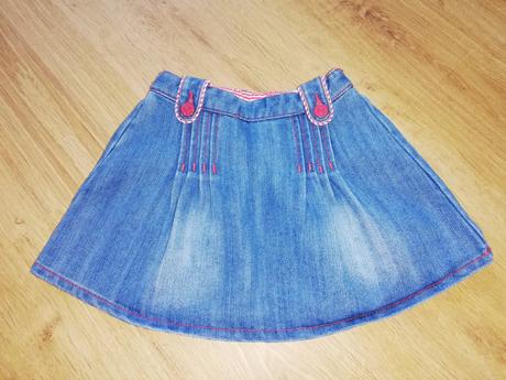 Riflová sukýnka, mothercare,80