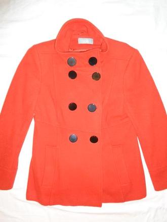 Luxusní cihlově červený kabátek uk 12, wallis,40