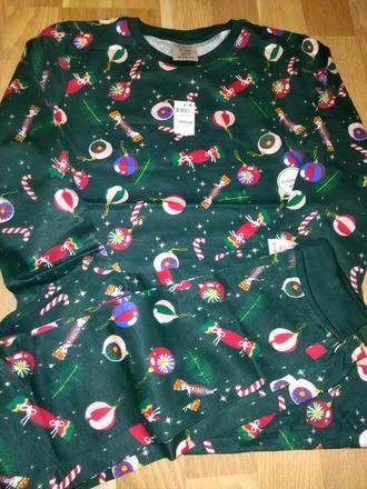 Vánoční pyžamo 122/128 lindex, lindex,122