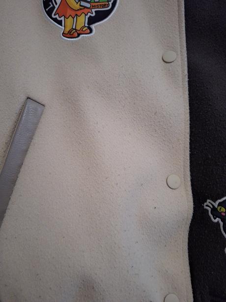 Baseballová simpsons bunda street bunda vel. xxs, h&m,xs