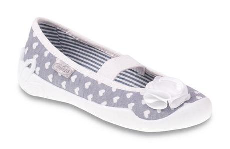 Dívčí balerínky befado, certifikovaná obuv, befado,26