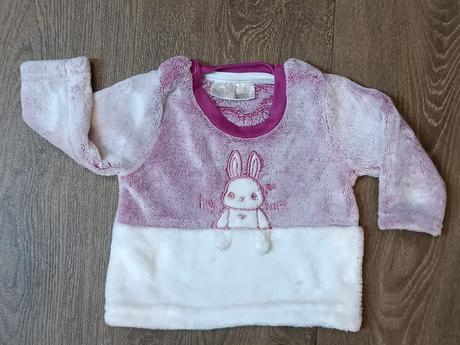 Kojenecký dívčí kabát next baby+mikina,vel.56, next,56