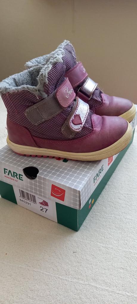 Dětské zimní boty fare vel. 27, fare,27