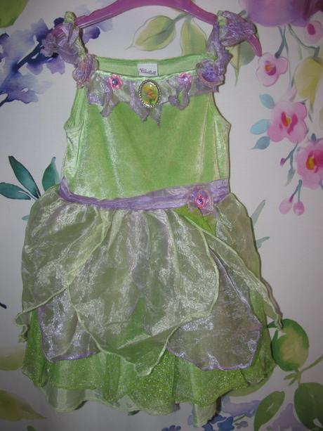 Karnevalový kostým-šaty víla tinker bell,