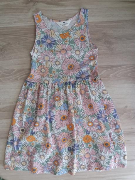 Letní šaty 134/140, h&m,134