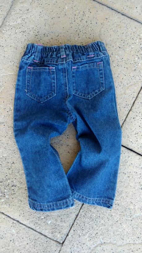 Tmavě modré džíny / jeans / rifle / rifličky, 86