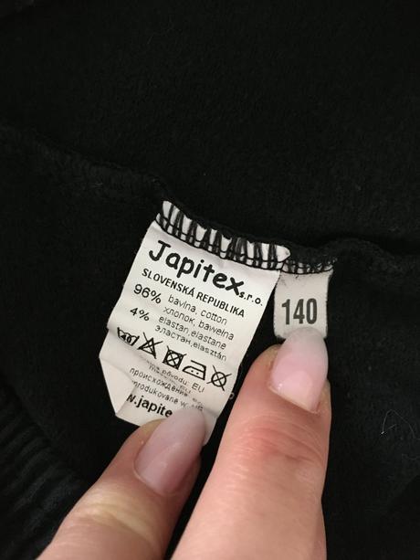 3 ks dívčí tepláky a vyteplené kalhoty (6 - 8 let), 122