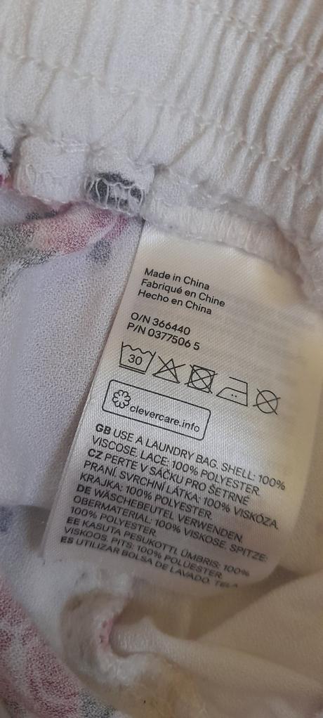 H&m viskózové květinové kraťasy s krajkou, h&m,38