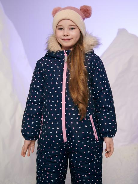 Srdíčková zimní kombinéza overal vel. 104, sinsay,104