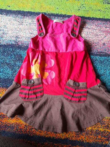 Barevné letní šaty na holčičku zajímavé george, george,98