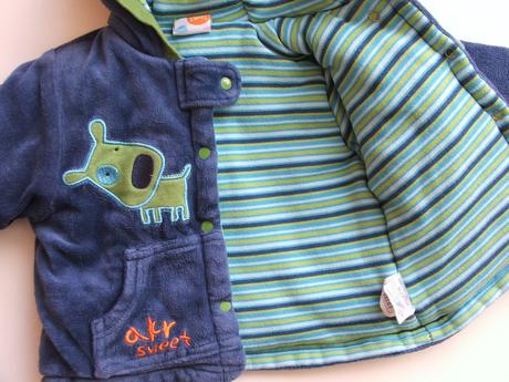 M528 sametkový otepelný kabátek vel. 68, 68