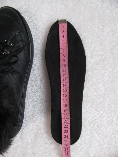 Černé kožené polokozačky s kožešinou geox, geox,38
