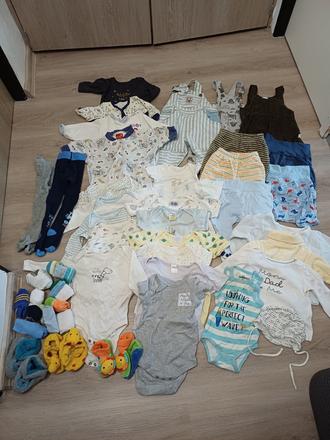 Mix oblečení 33ks, 50–62