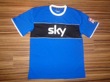 Luxusní modré funkční tričko, 164