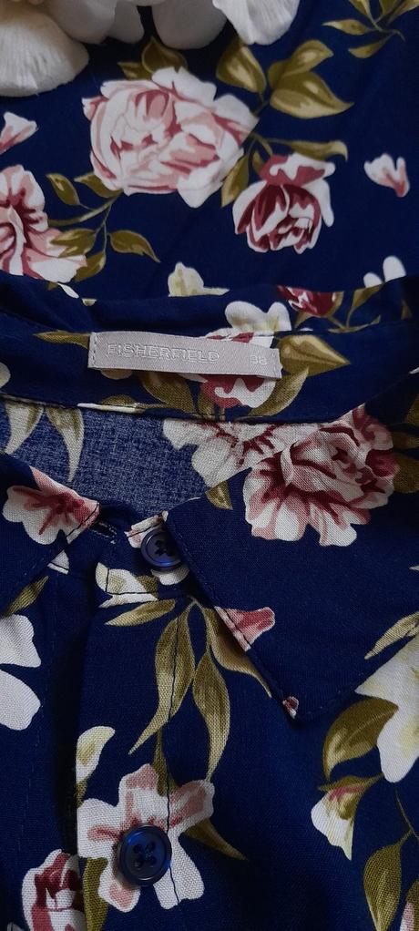 Fisherfield květovaná peplum viskózová halenka, gate,38