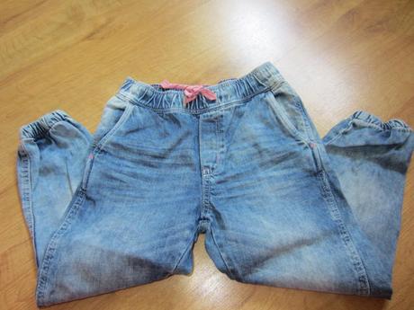 Džíny, rifle do gumy, h&m,110