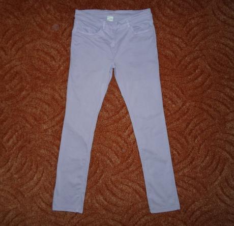 Fialové lila kalhoty rifle džíny skinny slimk next, next,38