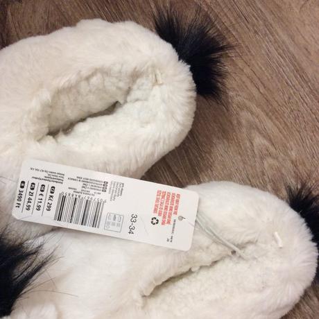 Nové teplé bačkory/papuče, f&f,33