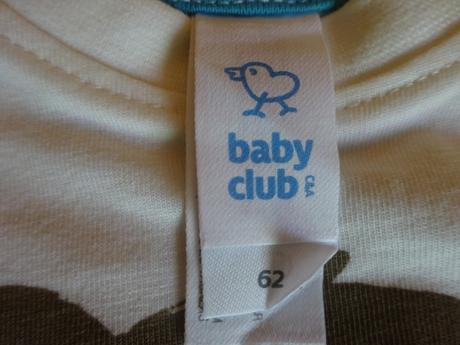 2x tričko dl. r. s medvídkem, vel. 62, baby club,62