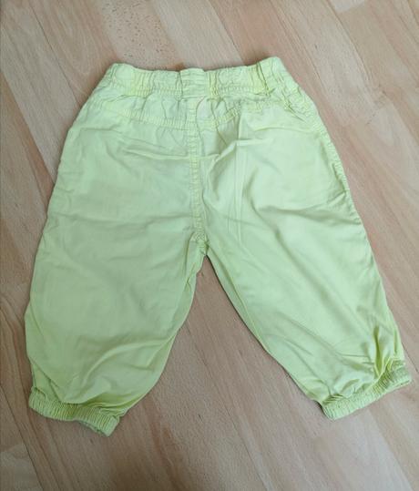 Žluto-zelené 3/4 kraťasy & šortky dopodopo vel. 98, dopodopo,98