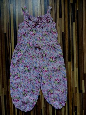 Overal letní kytičkovaný, 92