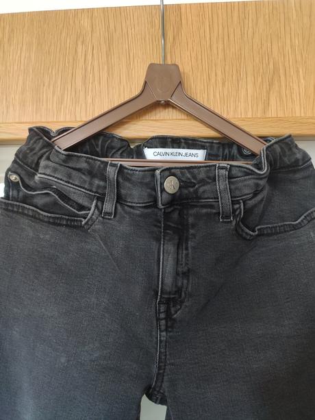 Džíny, vel. 158, calvin klein,158