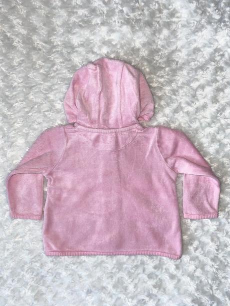 Růžová sametová mikina h&m, h&m,68