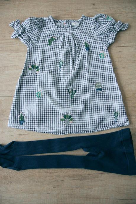 Komplet šaty + punčochy next, next,86