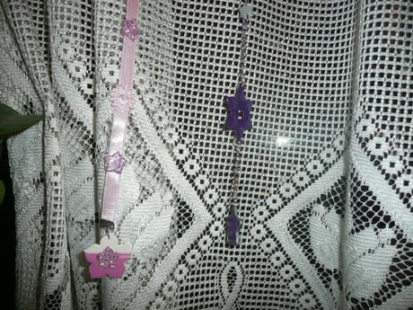 Bižuterie ozdoba závěs záclona, 