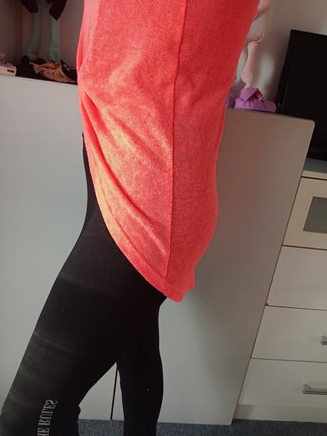 Prodloužené neonové tílko vel."m", m