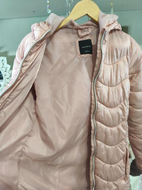 Světle růžová prošívaná bunda xs / 164, reserved,164