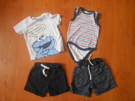 Letní sada chlapeček vel.68, 68–80