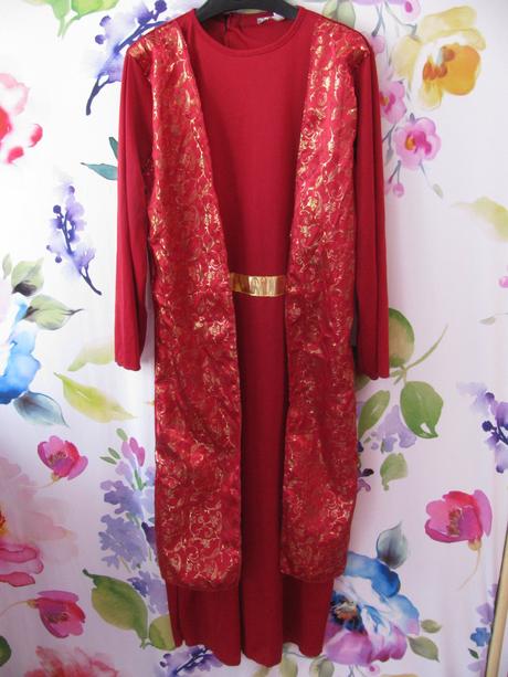 Karneval-šaty se zlatem indická princezna apod.,