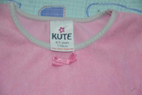 Sametová mikinka s mašličkou, 110