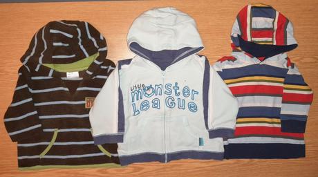 Dětské mikiny, vel. 62-68, 6 kusů, marks & spencer,68