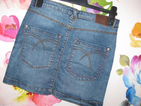 Perfektní džínová elastická minisukně, 44