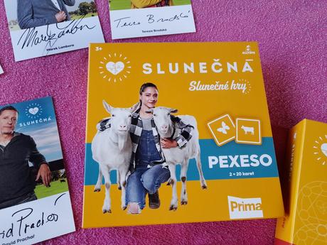 Hra, karty slunečná, podpisové karty, 