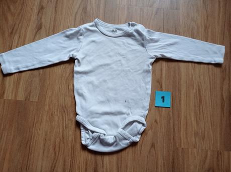 Body dlouhý rukáv h&m organic cotton 62-68, h&m,62