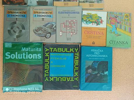Literatura "automechanik opravář" na 3lety obor",